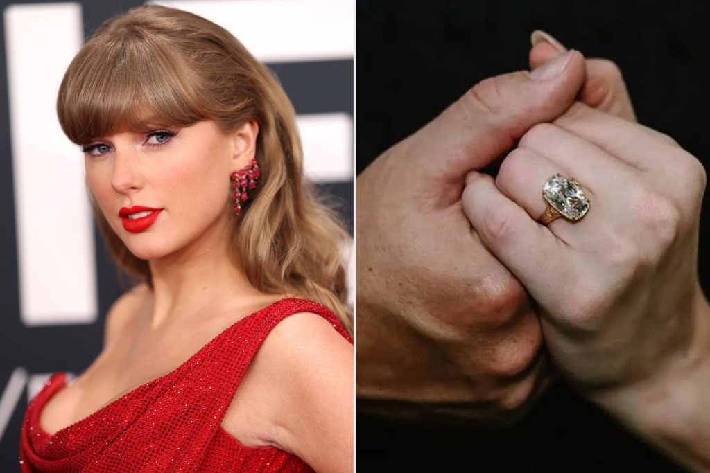 taylor swift engagement ring travis kelce