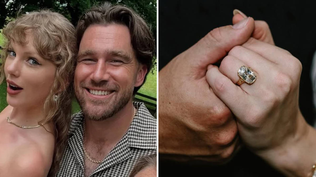 taylor swift engagement ring travis kelce